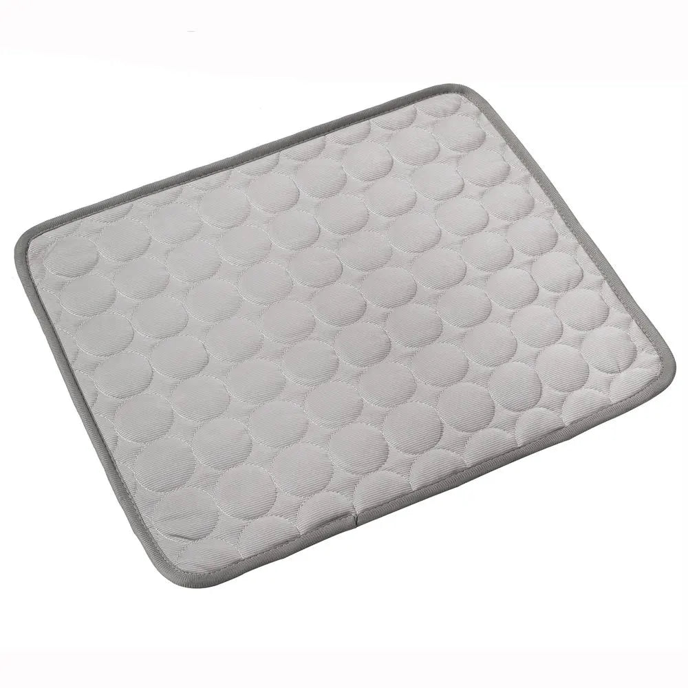 CurliPaws Ice-Cool Summer Pet Cooling Mat — Breathable Ice Silk Sweat-Absorbent Pad for Small, Medium, and Large Dogs and Cats