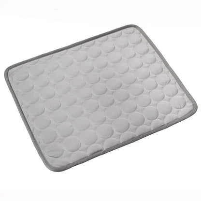 CurliPaws Ice-Cool Summer Pet Cooling Mat — Breathable Ice Silk Sweat-Absorbent Pad for Small, Medium, and Large Dogs and Cats