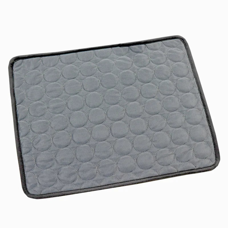 CurliPaws Ice-Cool Summer Pet Cooling Mat — Breathable Ice Silk Sweat-Absorbent Pad for Small, Medium, and Large Dogs and Cats