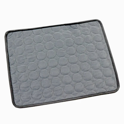 CurliPaws Ice-Cool Summer Pet Cooling Mat — Breathable Ice Silk Sweat-Absorbent Pad for Small, Medium, and Large Dogs and Cats